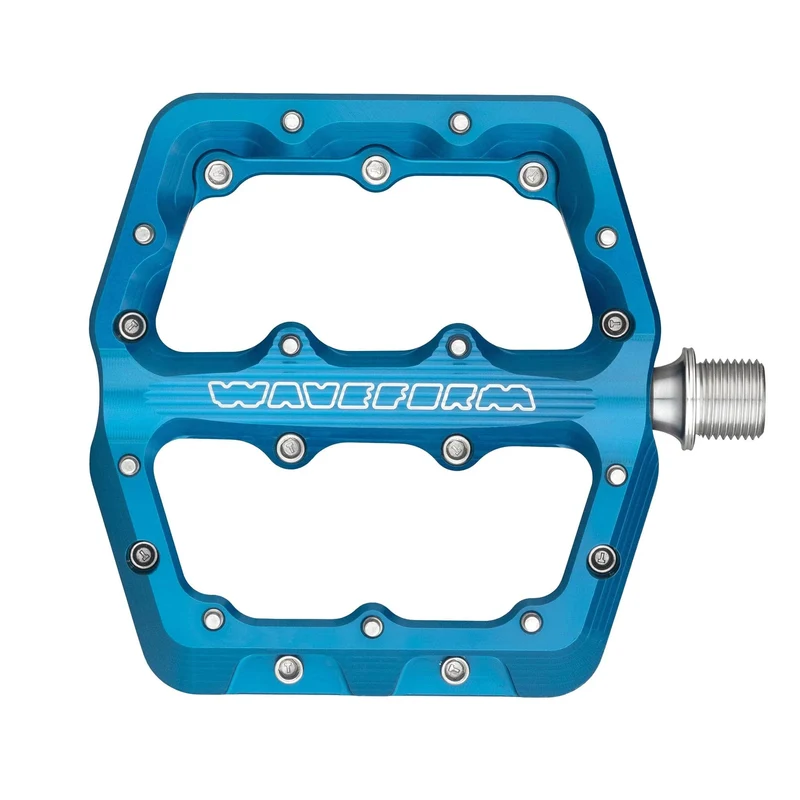 Pédales Plates WOLF TOOTH WAVEFORM Large Bleu
