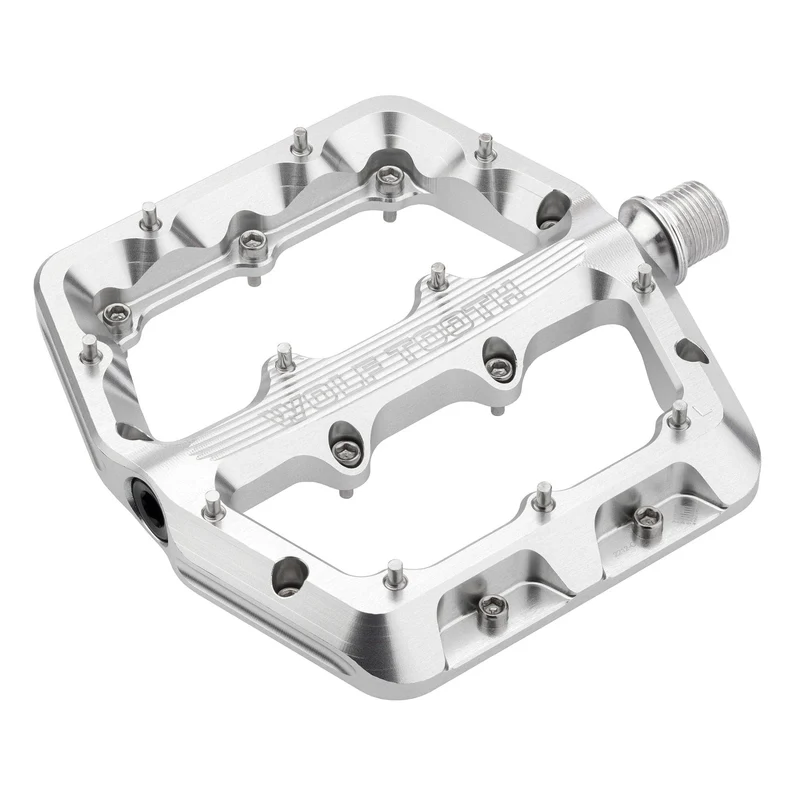 Pédales Plates WOLF TOOTH WAVEFORM Large Argent