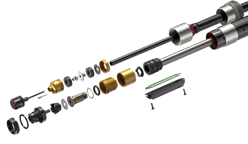 Fourche ROCKSHOX LYRIK ULTIMATE CHARGER 3.2 RC2 29" LINEAR XL Conique Axe 15x110mm Boost Rouge