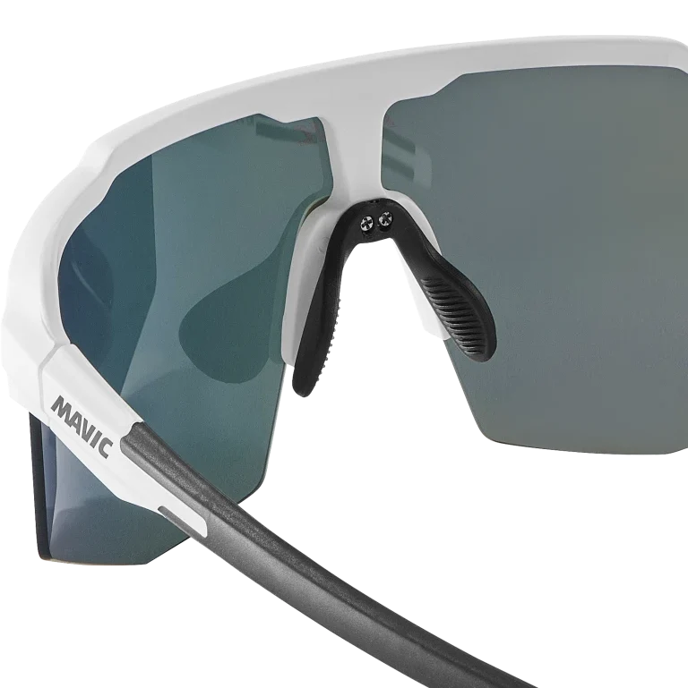 Lunettes MAVIC MVS SHIELD Blanc Verre Red