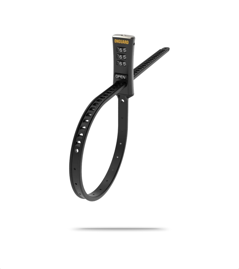 Combination Lightweight Zip-Tie Bike Lock