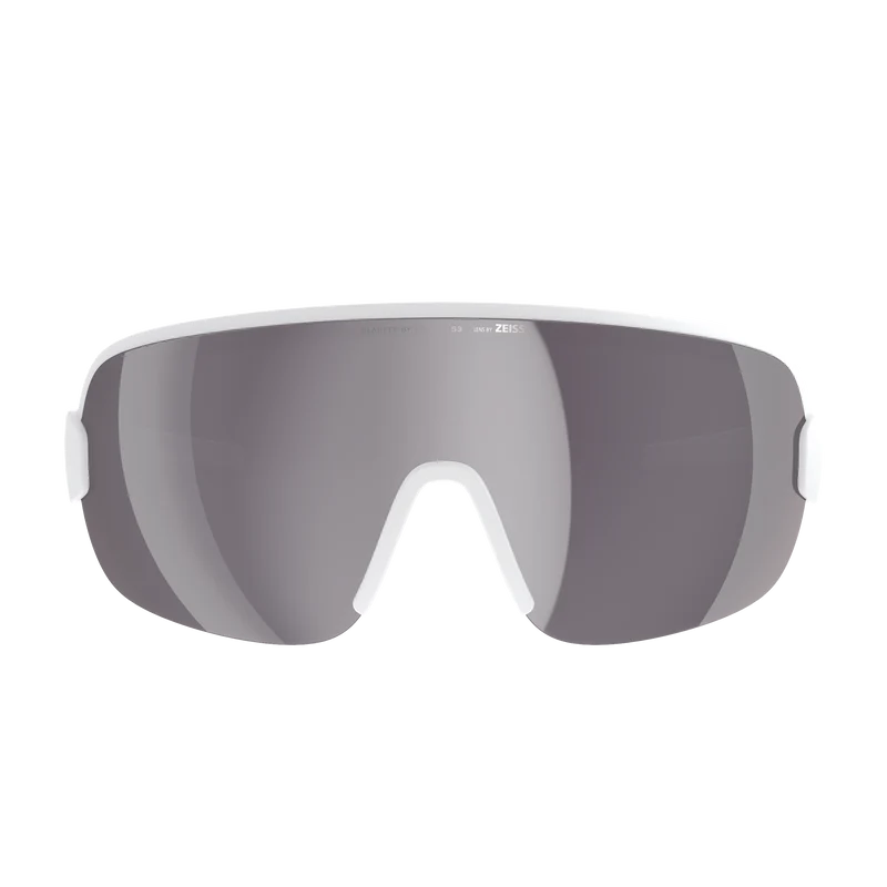 Lunettes POC AIM Blanc Verre Clarity Road Sunny Silver