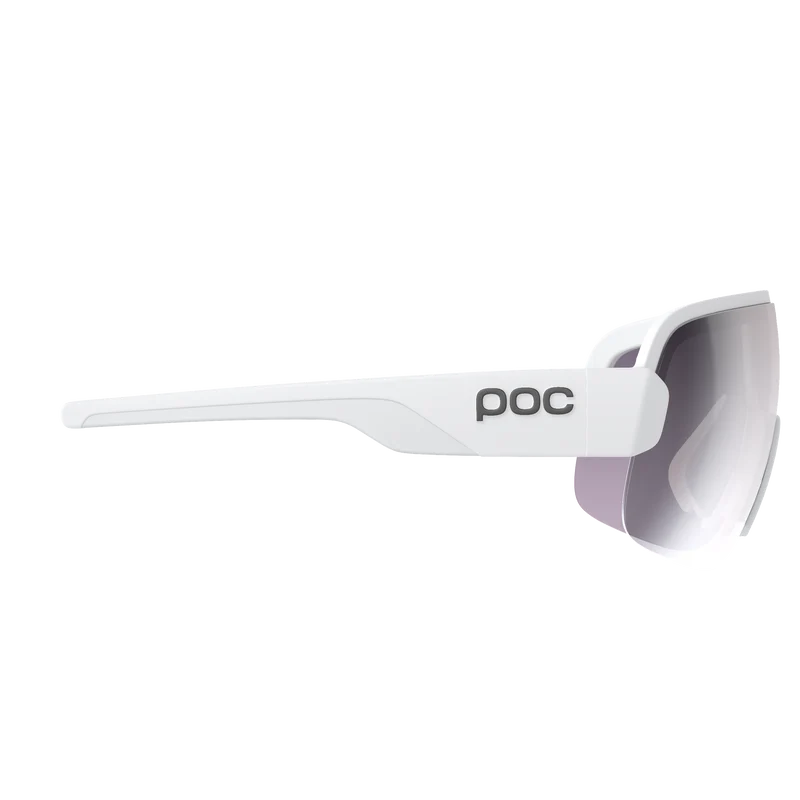 Lunettes POC AIM Blanc Verre Clarity Road Sunny Silver