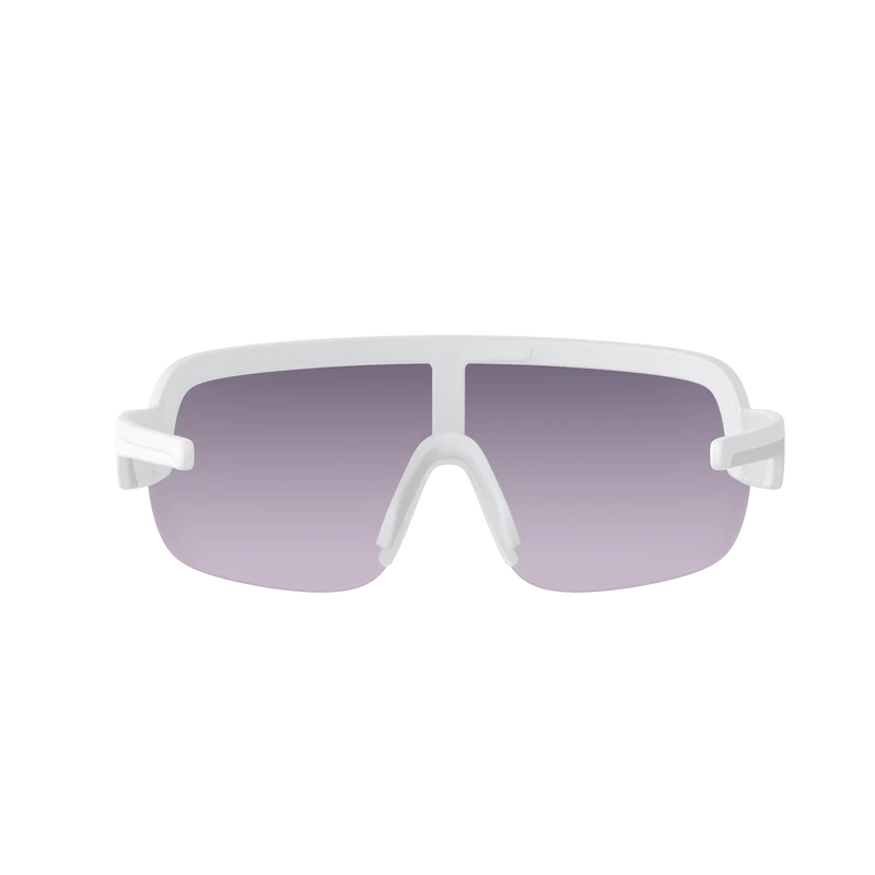 Lunettes POC AIM Blanc Verre Clarity Road Sunny Silver