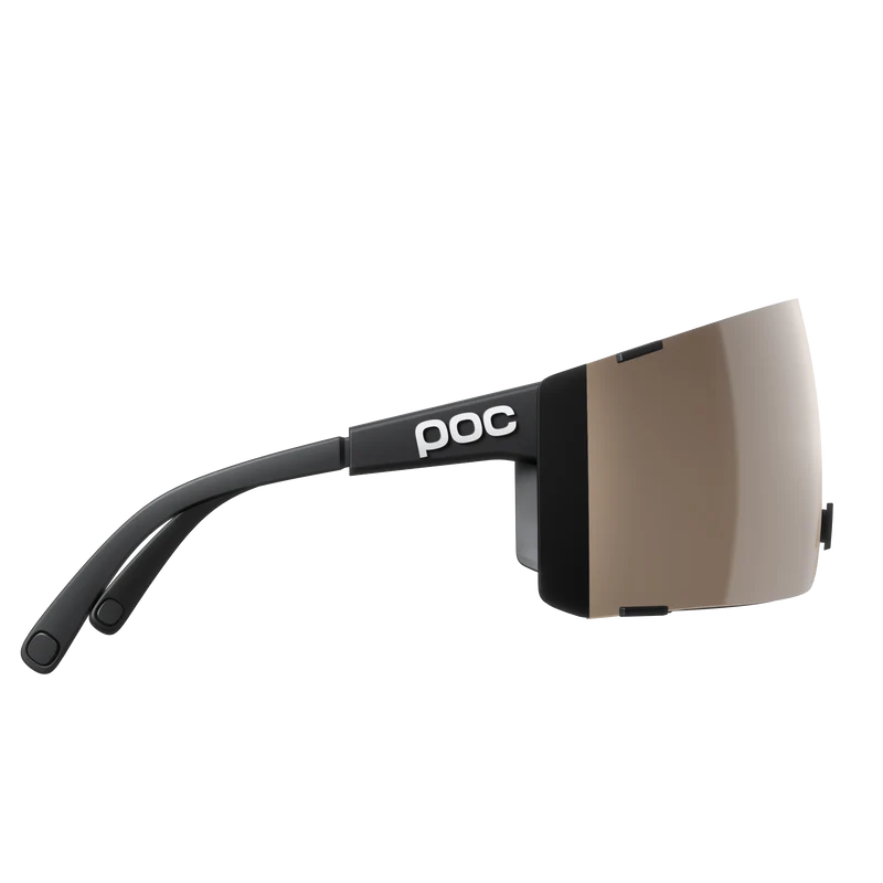 Lunettes POC PROPEL + Noir Verre Clarity Trail Partly Sunny Silver