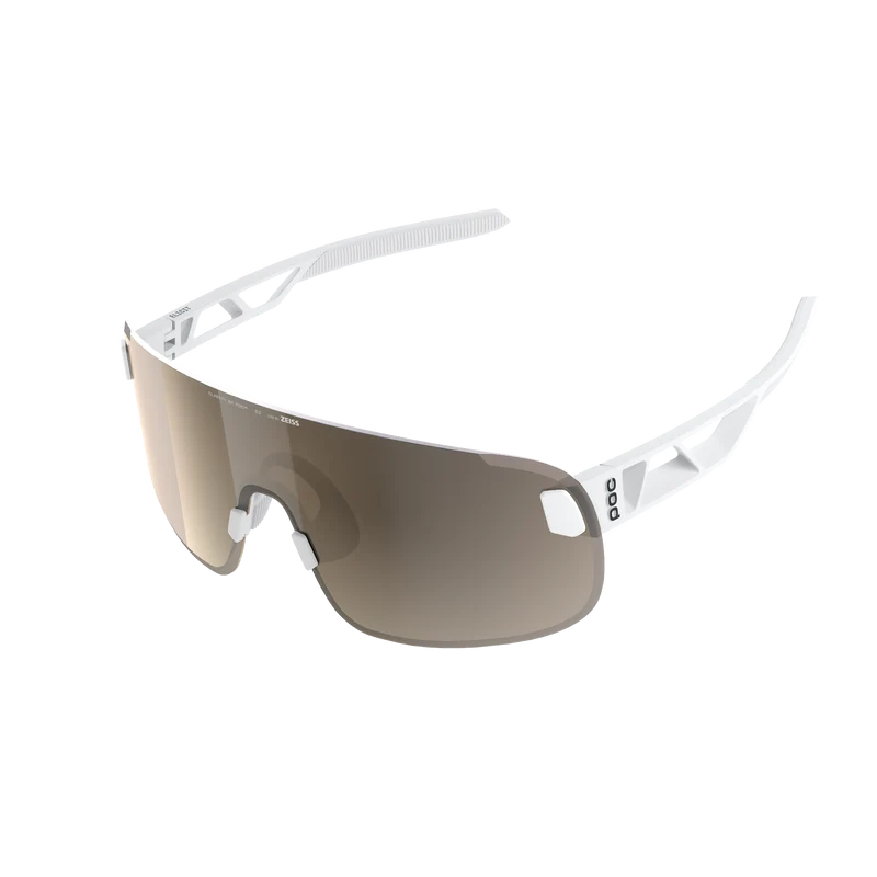 Lunettes POC ELICIT + Blanc Verre Clarity Trail Partly Sunny Silver