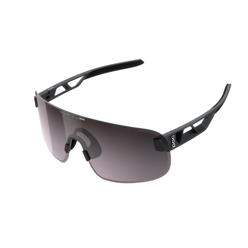 Lunettes POC ELICIT Noir Verre Clarity Road Sunny Silver