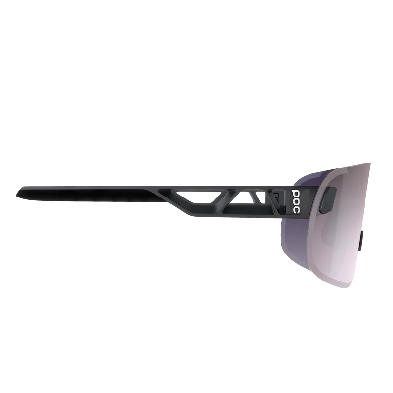 Lunettes POC ELICIT Noir Verre Clarity Road Sunny Silver