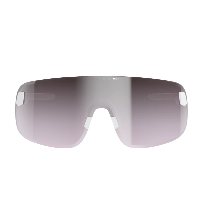 Lunettes POC ELICIT + Blanc Verre Clarity Road Sunny Silver