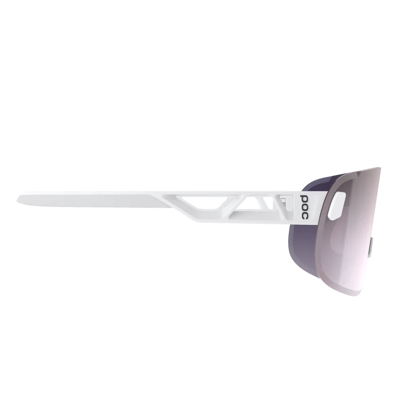 Lunettes POC ELICIT + Blanc Verre Clarity Road Sunny Silver