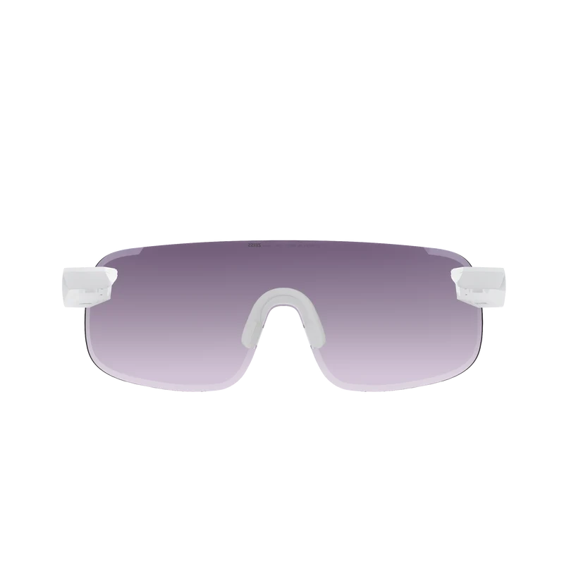 Lunettes POC ELICIT + Blanc Verre Clarity Road Sunny Silver