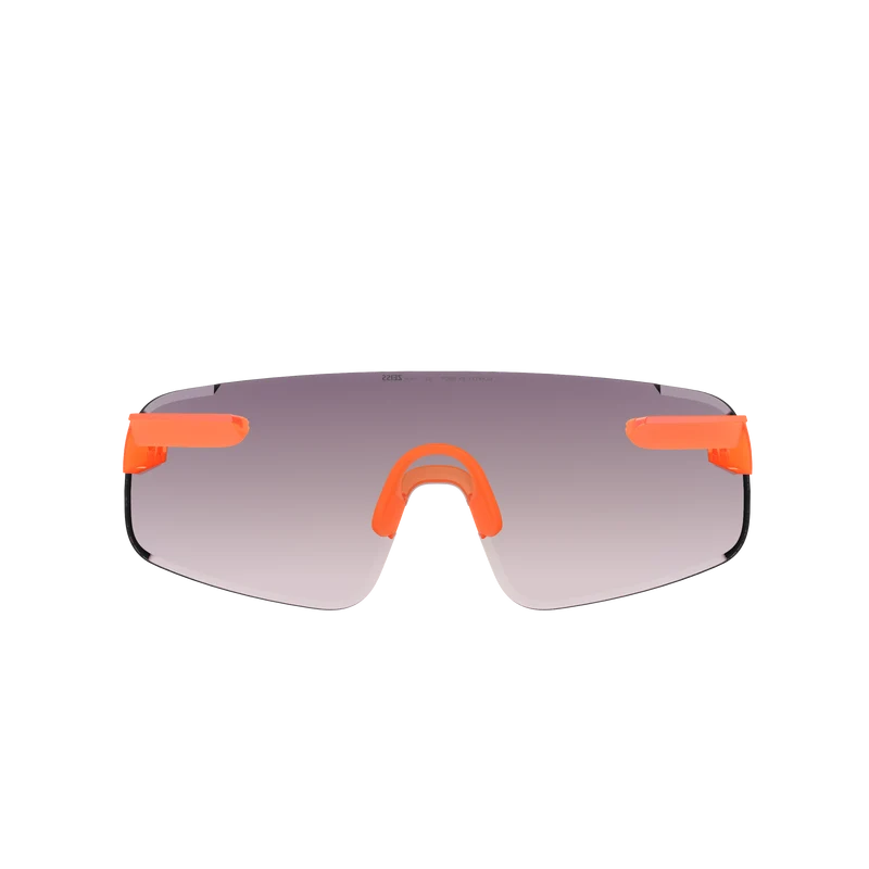 Lunettes POC ELICIT TORIC Orange Fluo Translucide Verre Clarity Road Partly Sunny Gold