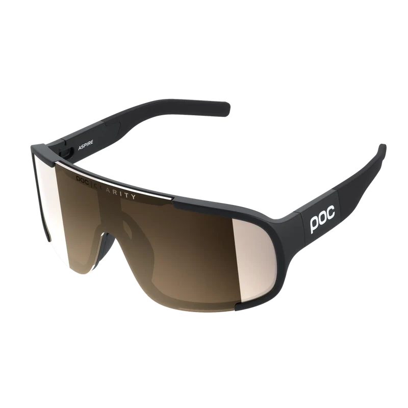 Lunettes POC ASPIRE Noir Verre Clarity Trail Partly Sunny Silver