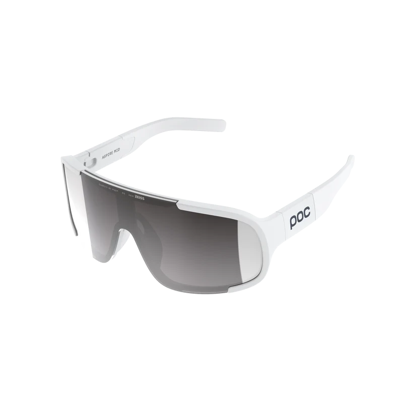 Lunettes POC ASPIRE MID Blanc Verre Clarity Road Sunny Silver