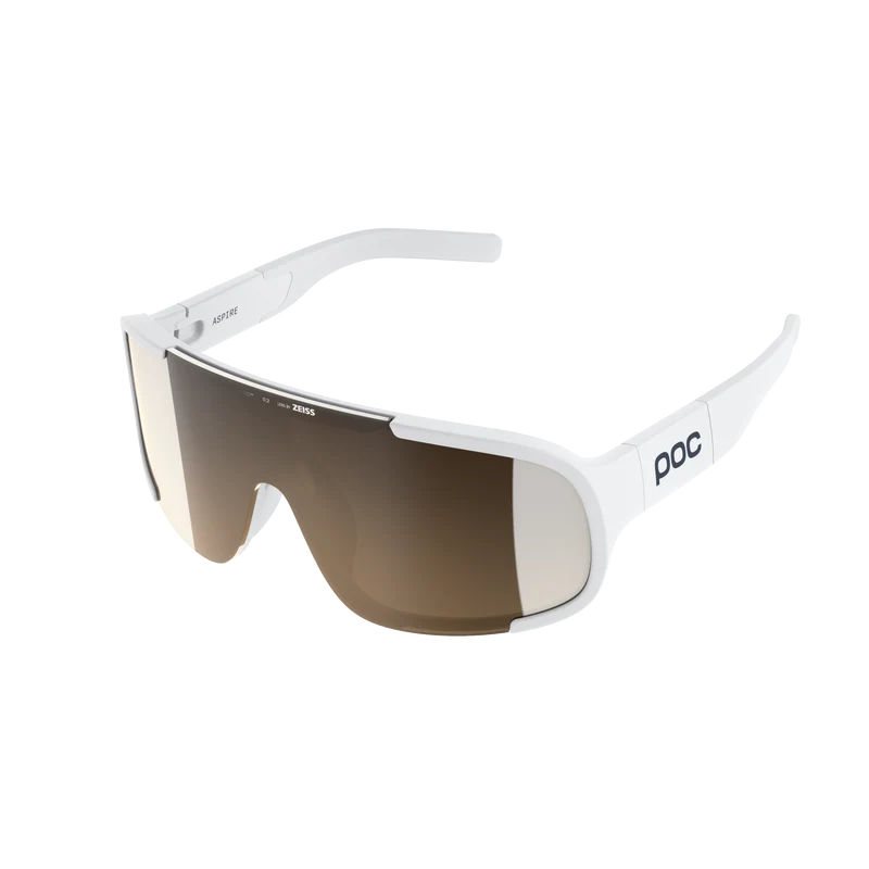 Lunettes POC ASPIRE Blanc Verre Clarity Trail Partly Sunny Silver