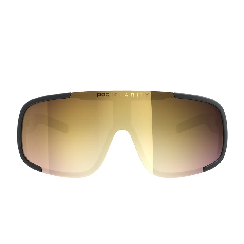 Lunettes POC ASPIRE MID Noir Verre Clarity Road Partly Sunny Gold