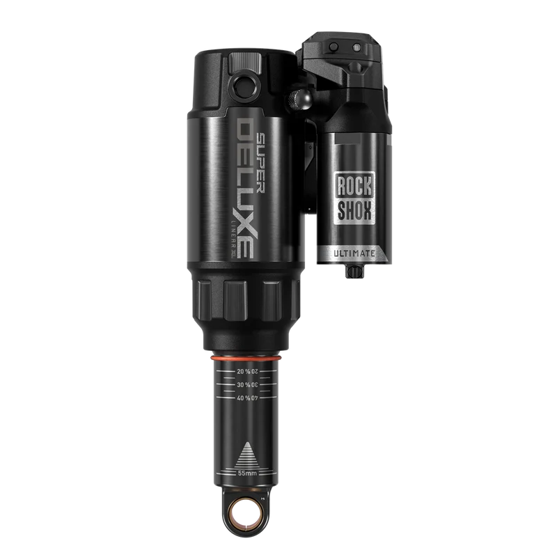 Amortisseur ROCKSHOX SUPER DELUXE ULTIMATE FLIGHT ATTENDANT RC3 HBO LINEAR XL D1 Trunnion pour Trek Fuel EX 2023+