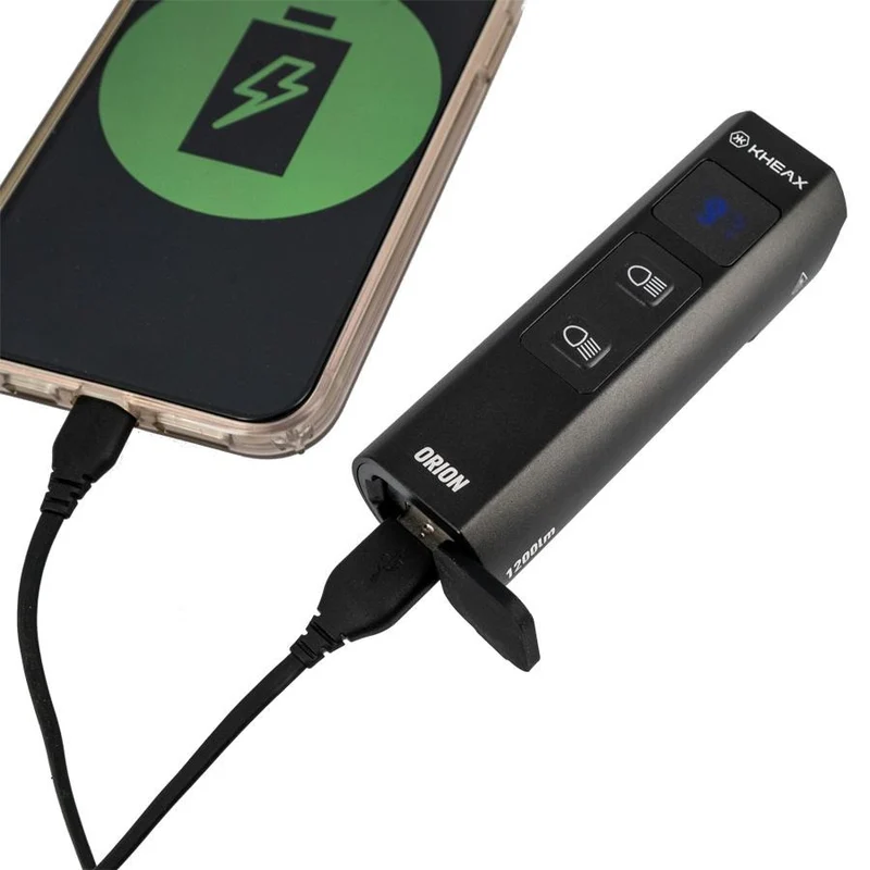 Eclairage vélo avant Orion Kheax USB-C 1200 Lm