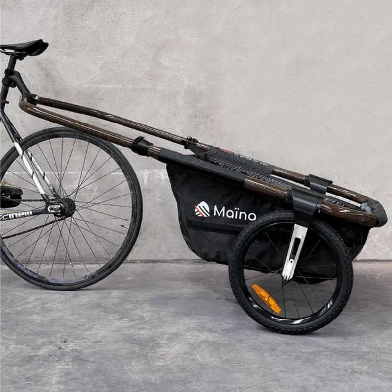 Remorque vélo pliable ultra-légère Maïna Globe For You - 16 pouces