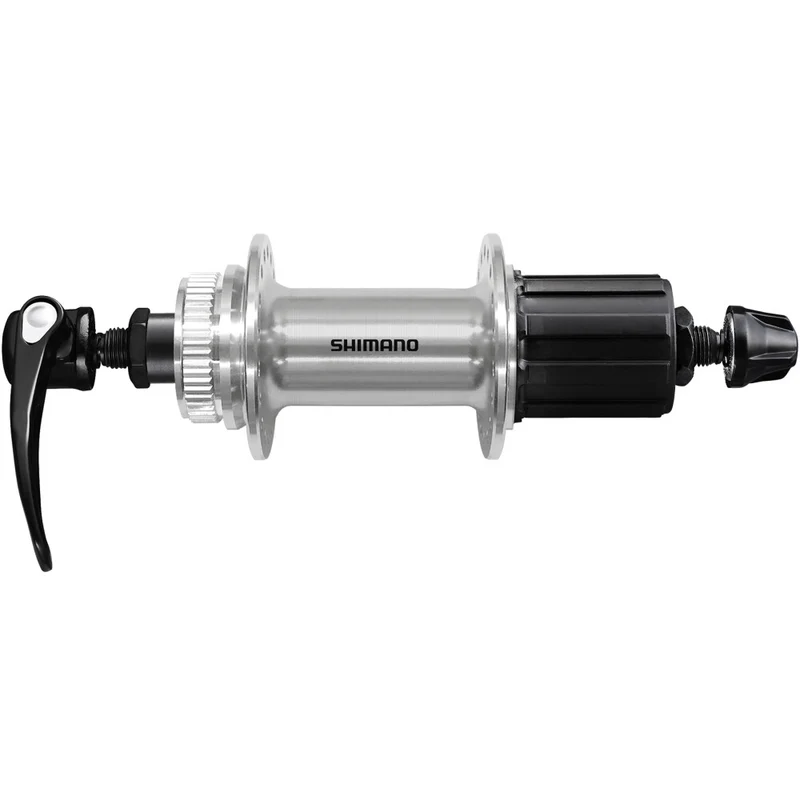 Moyeu Arrière SHIMANO FH-QC400 - Édition Polished Silver
