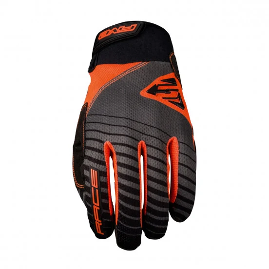 Gants FIVE BMX RACE Gris/Orange