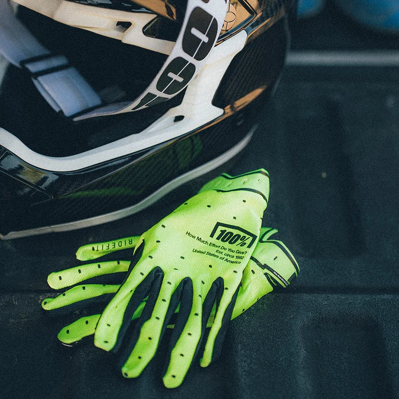 Gants 100% RIDEFIT Jaune