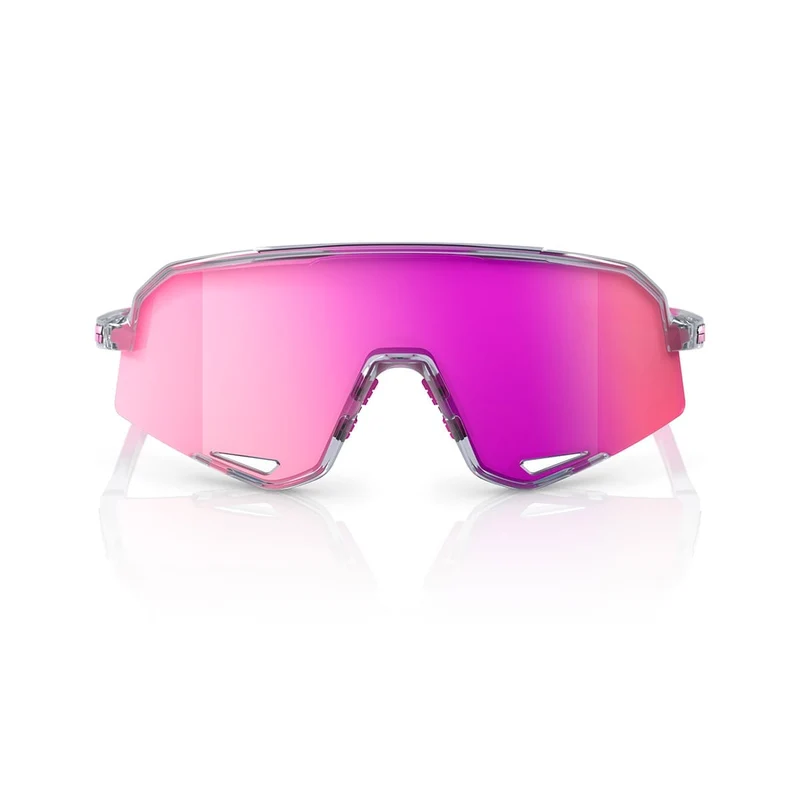 Lunettes 100% SLENDALE POLISHED Translucide Mirror Violet
