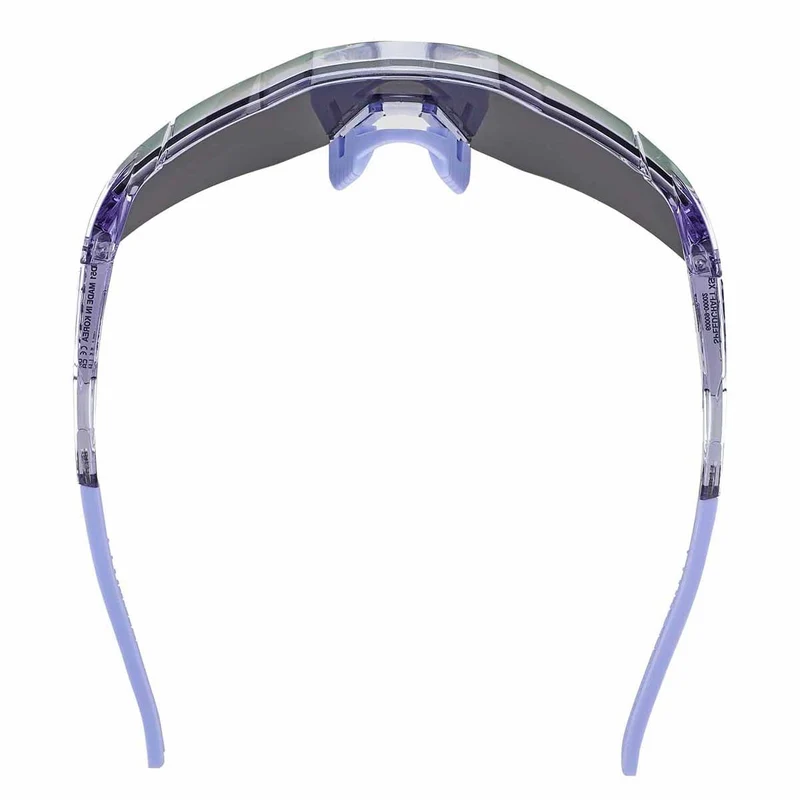 Lunettes 100% SPEEDCRAFT XS POLISHED Translucide Hiper Mirror Lavande