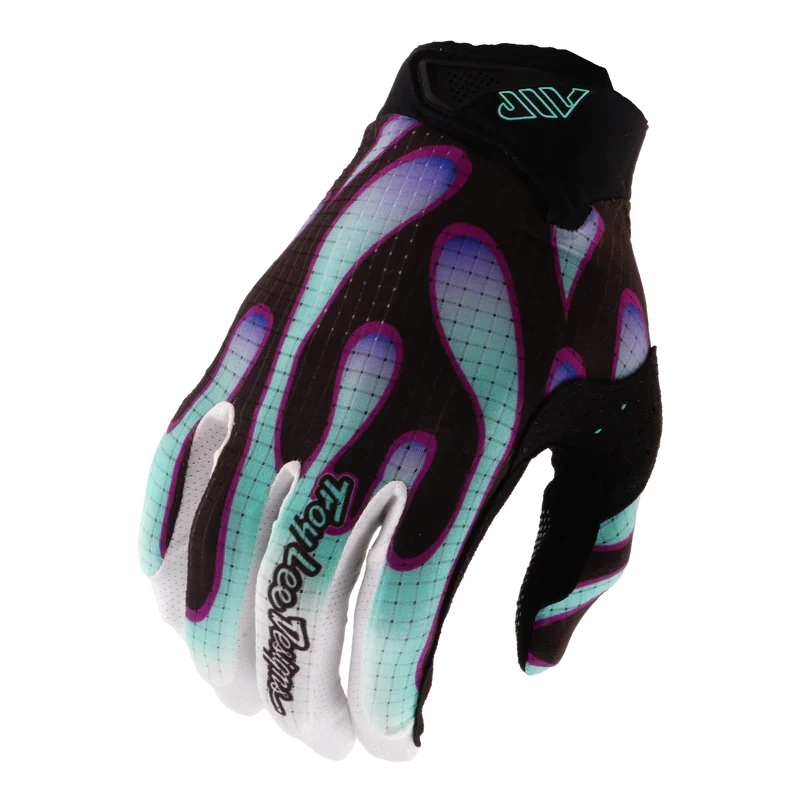 Gants TROY LEE DESIGNS AIR OVERSPRAY Junior Noir/Real Teal