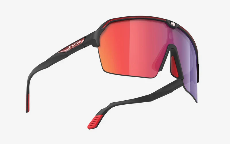 Lunettes RUDY PROJECT SPINSHIELD AIR Noir Matt Verres RP Optics Multilaser Red