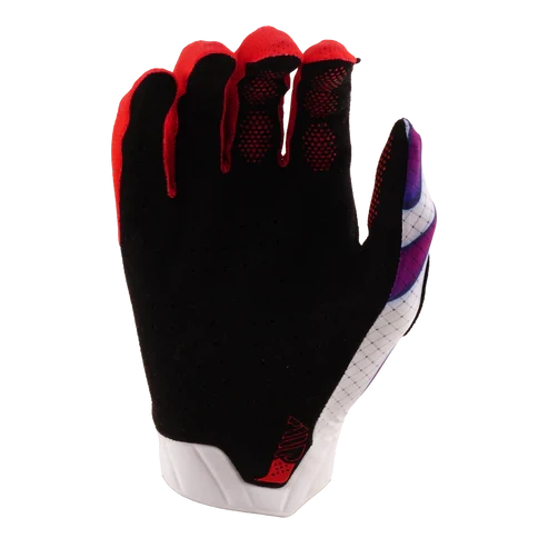 Gants TROY LEE DESIGNS AIR OVERSPRAY Blanc/Violet