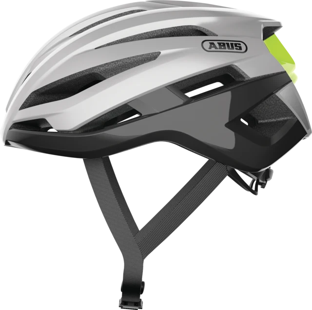 Casque Route ABUS STORMCHASER Gleam Argent