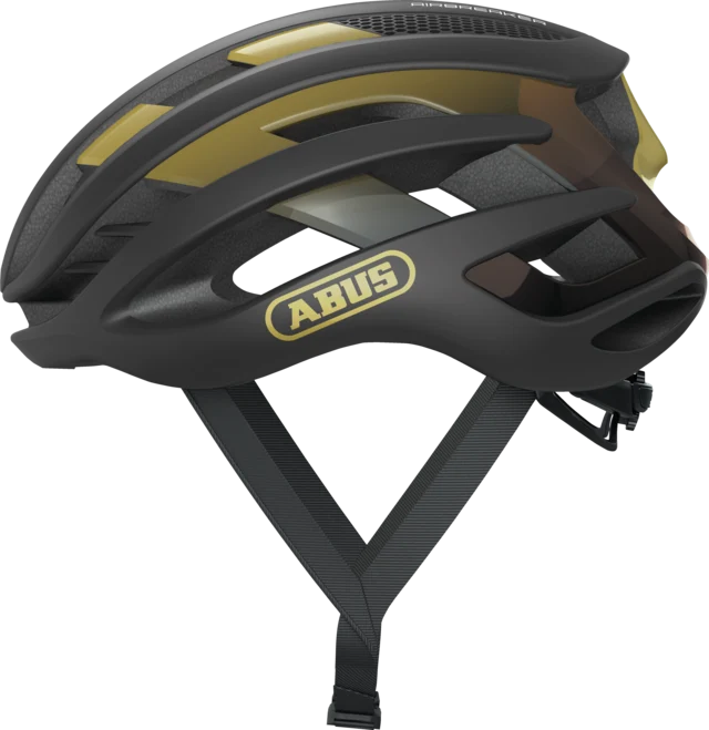 Casque Route ABUS AIRBREAKER Noir/Or