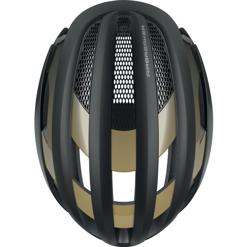 Casque Route ABUS AIRBREAKER Noir/Or
