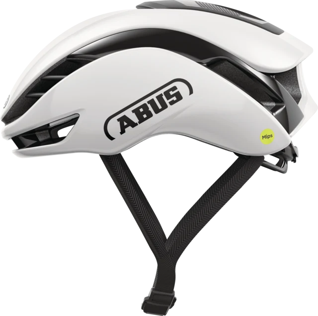 Casque Route ABUS GAMECHANGER 2.0 MIPS Shiny Blanc
