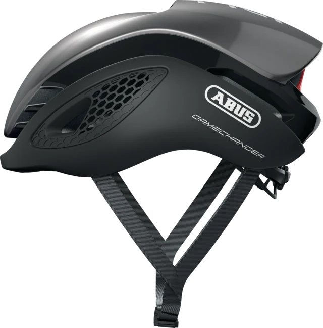 Casque Route ABUS GAMECHANGER Gris Foncé
