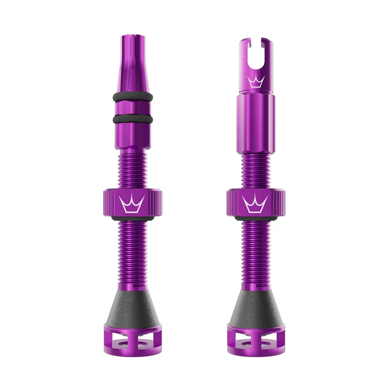 Valves Tubeless PEATY'S HOLESHOT FAST FLOW 60mm (x2) Violet