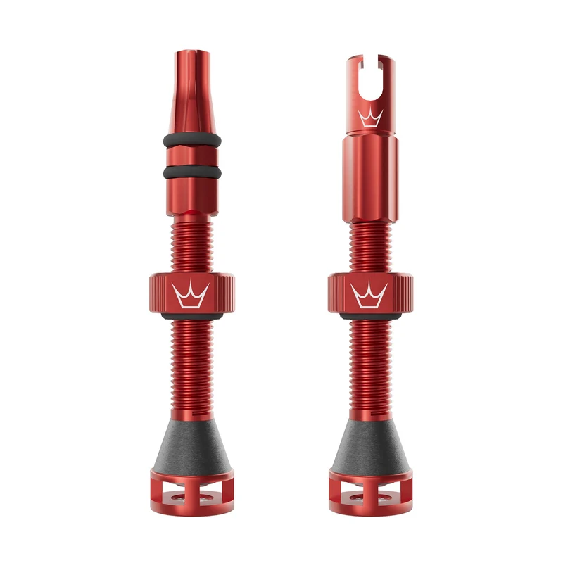 Valves Tubeless PEATY'S HOLESHOT FAST FLOW 60mm (x2) Rouge