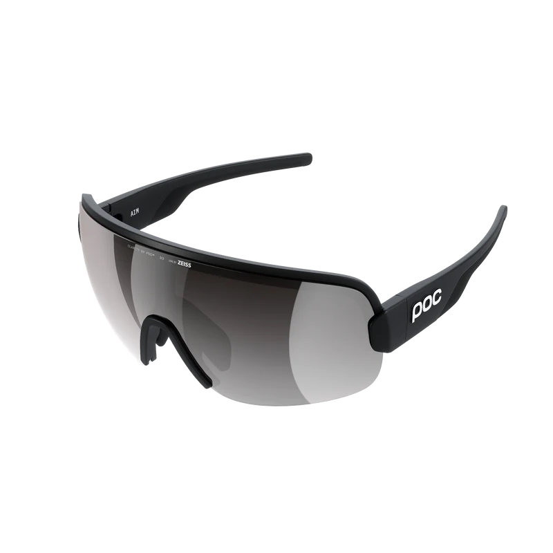 Lunettes POC AIM Noir Verre Clarity Road Sunny Silver
