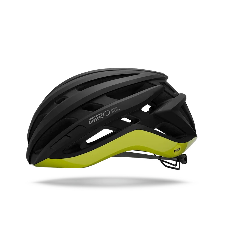 Casque Route GIRO AGILIS MIPS Noir/Jaune Hi Viz
