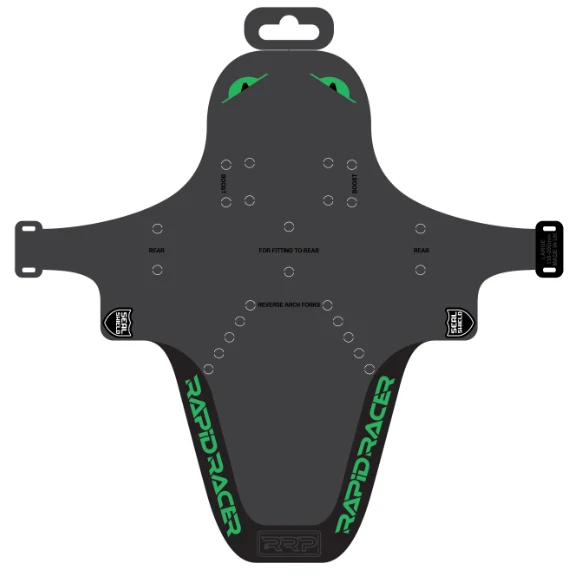 Garde-boue RRP EnduroGuard Standard (fourche 80 à 120mm) Noir/Vert fluo