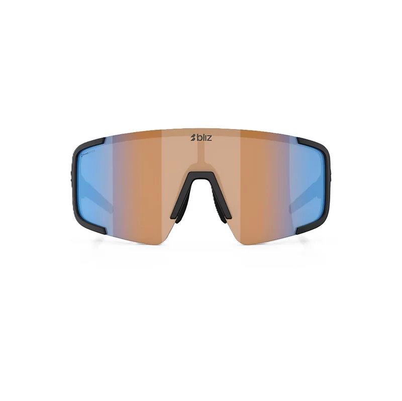 Lunettes BLIZ P003 Noir Matt Verre Coral/Orange Bleu Iridium