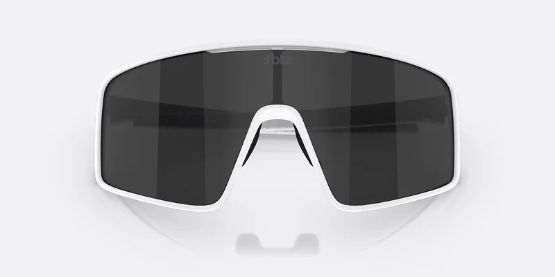 Lunettes BLIZ P001 Blanc Matt Écran Smoke