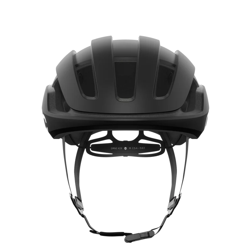 Casque Route POC OMNE AIR MIPS Logo Noir Matt/Blanc