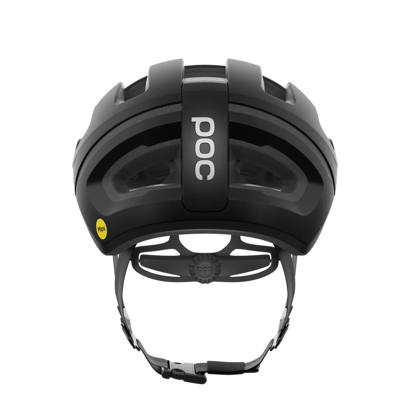 Casque Route POC OMNE AIR MIPS Logo Noir Matt/Blanc