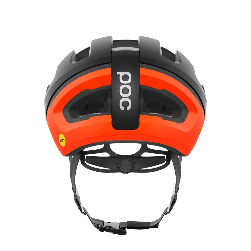Casque Route POC OMNE AIR MIPS Noir Matt/Orange Fluo