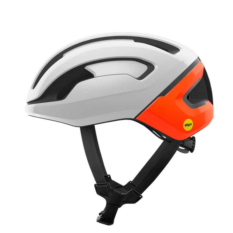 Casque Route POC OMNE AIR MIPS Blanc/Orange Fluo
