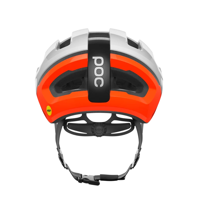 Casque Route POC OMNE AIR MIPS Blanc/Orange Fluo