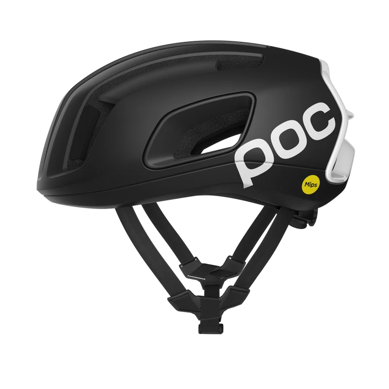 Casque Route POC CYTAL MIPS Noir/Blanc Matt Logo