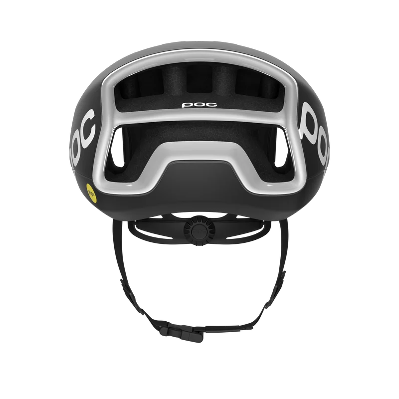 Casque Route POC CYTAL MIPS Noir/Blanc Matt Logo
